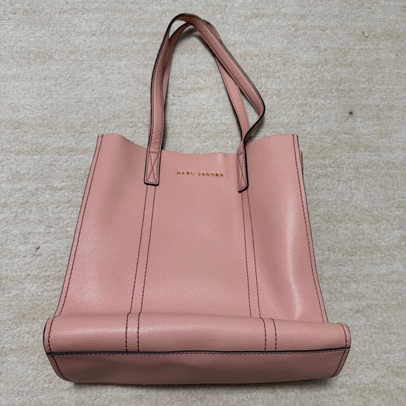 Marc Jacobs Handbags - Marc Jacobs Repeat Large Leather Bag Tote Light Pink
